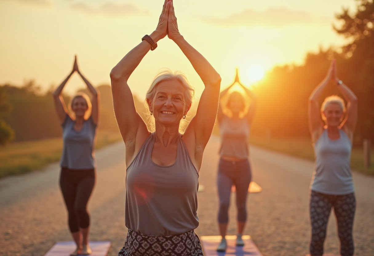 Світла та просторная студія йоги з м'якими килимками та природним освітленням